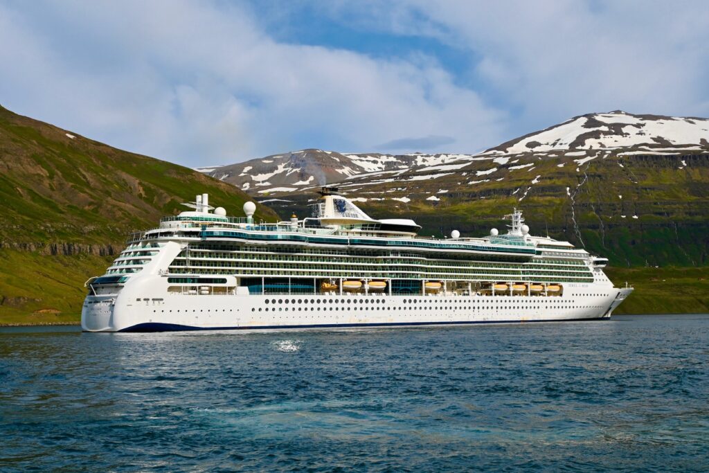 Jewel of the Seas docked in Iceland