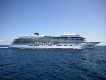 Viking Vela sailing in the ocean