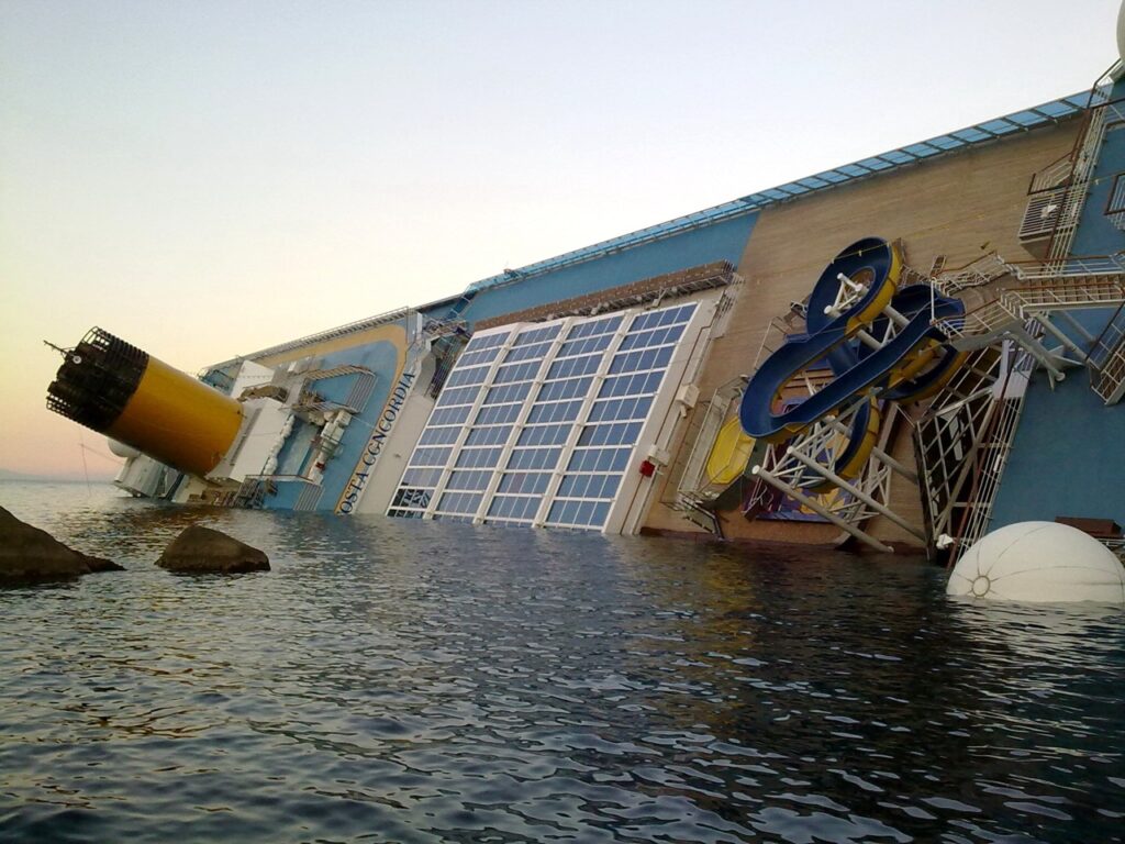 Costa Concordia ship sinking