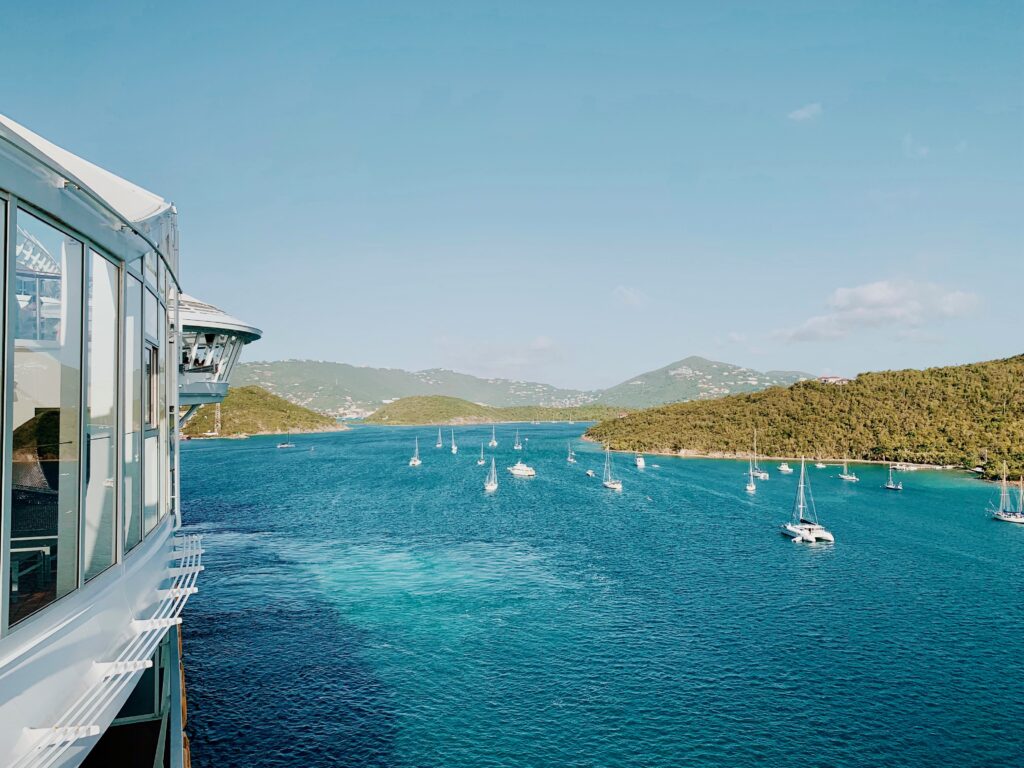 St. Thomas on a cruise ship