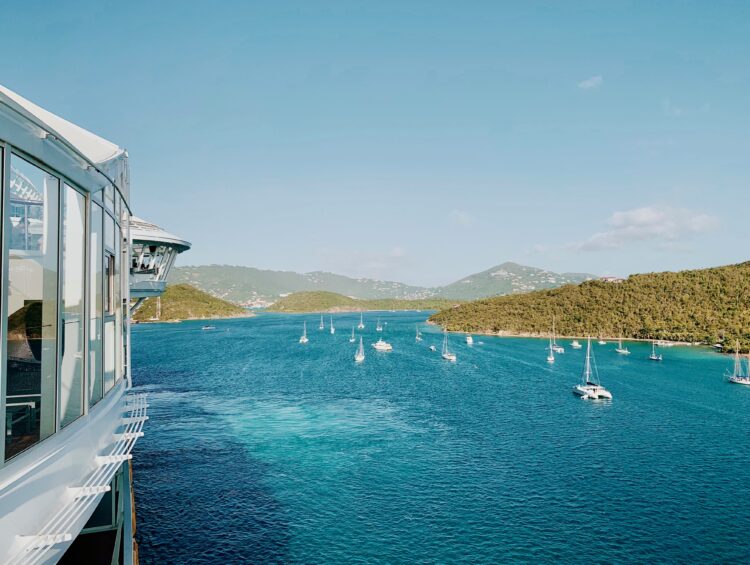 St. Thomas on a cruise ship