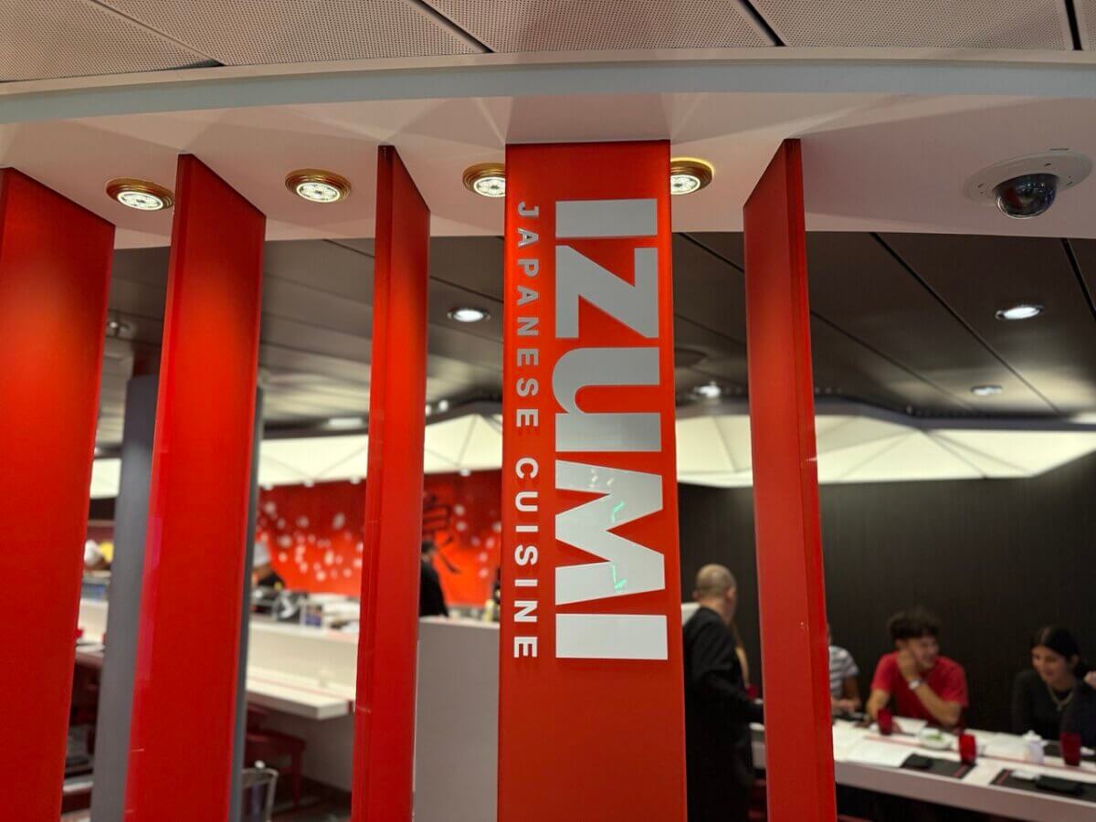 Izumi Sushi on a Royal Caribbean cruise ship