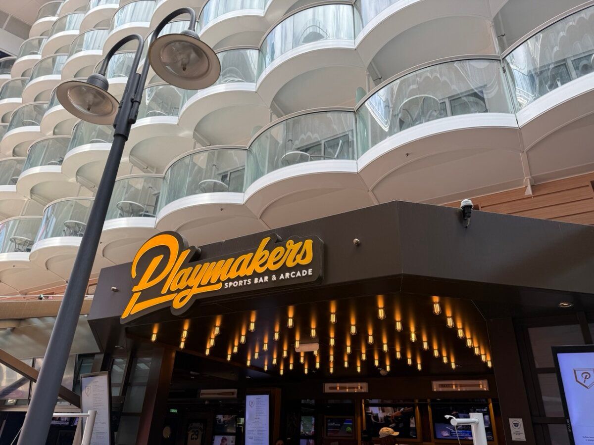 Playmakers on a Royal Caribbean cruise ship