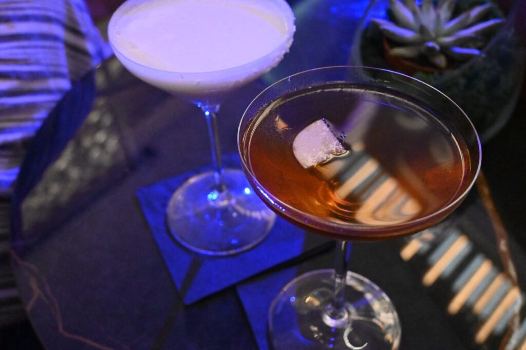 Martinis on a Celebrity Cruises ship