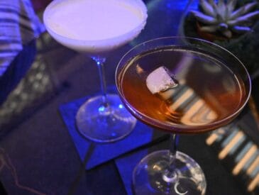 Martinis on a Celebrity Cruises ship