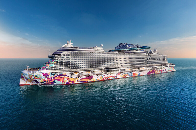 Norwegian Aqua cruise ship makes grand debut in Europe
