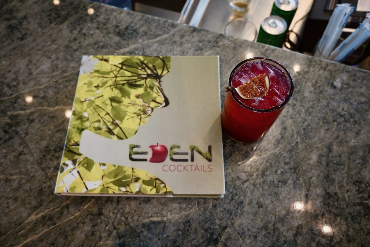 Eden on Celebrity Apex offers unique cocktails