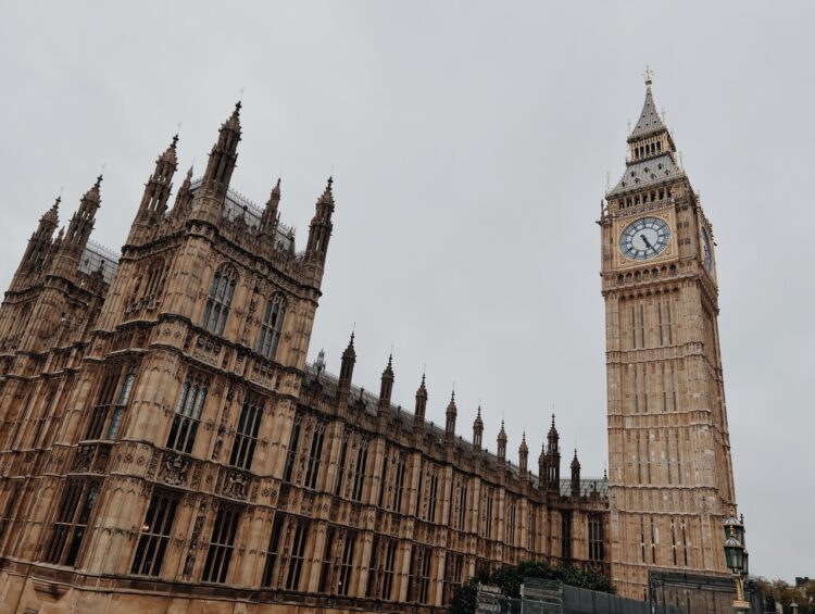 Big Ben and House of Parliament in London, England