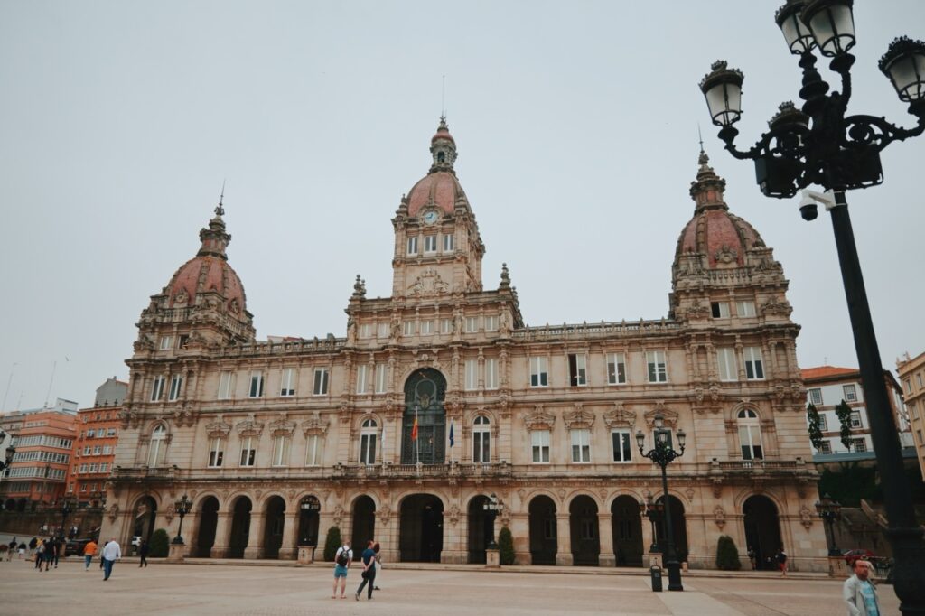 A Coruna town center