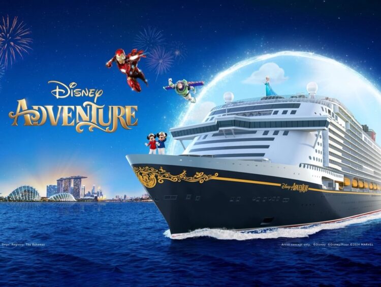 Disney Adventure cruise ship from Singapore concept picture