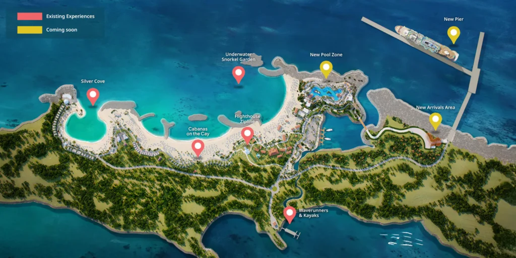 Great Stirrup Cay Map