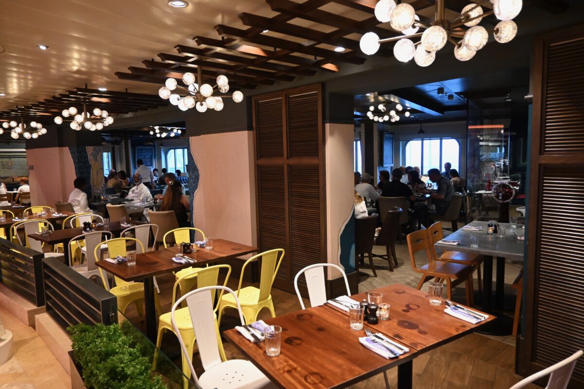 Jamie's Italian on Royal Caribbean's Anthem of the Seas