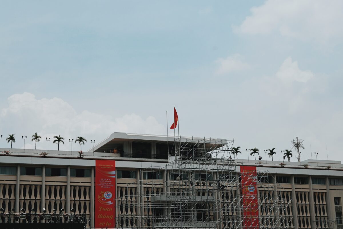Reunification palace in Ho Chi Minh City, Vietnam. Royal Caribbean cruise excursion
