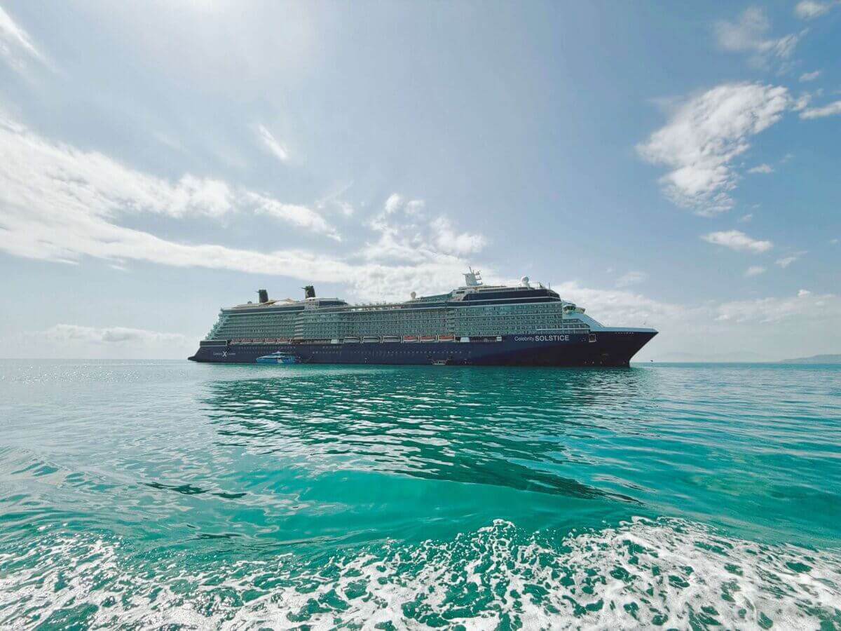 Celebrity Solstice cruise ship in Australia