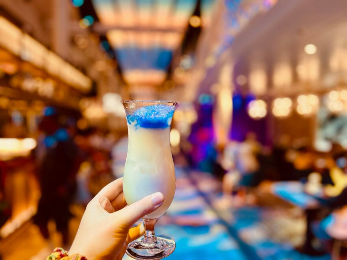 Coconut cocktail from Dr. Inks on Carnival Jubilee