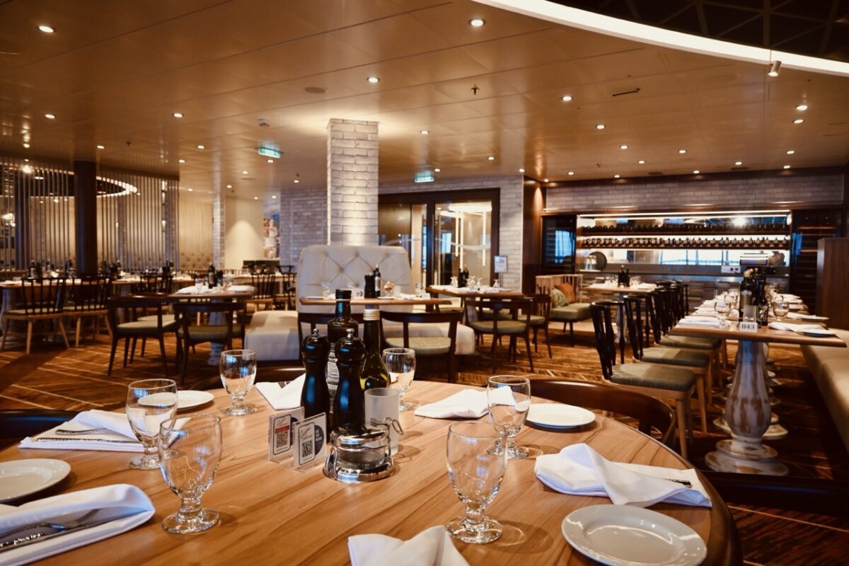 Cucina del Capitano on a Carnival cruise ship