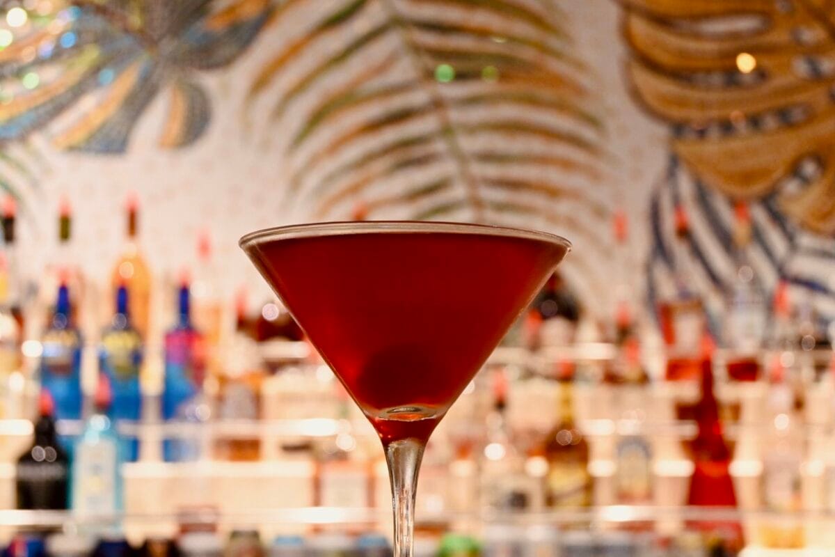 Martini from a bar on Carnival Celebration