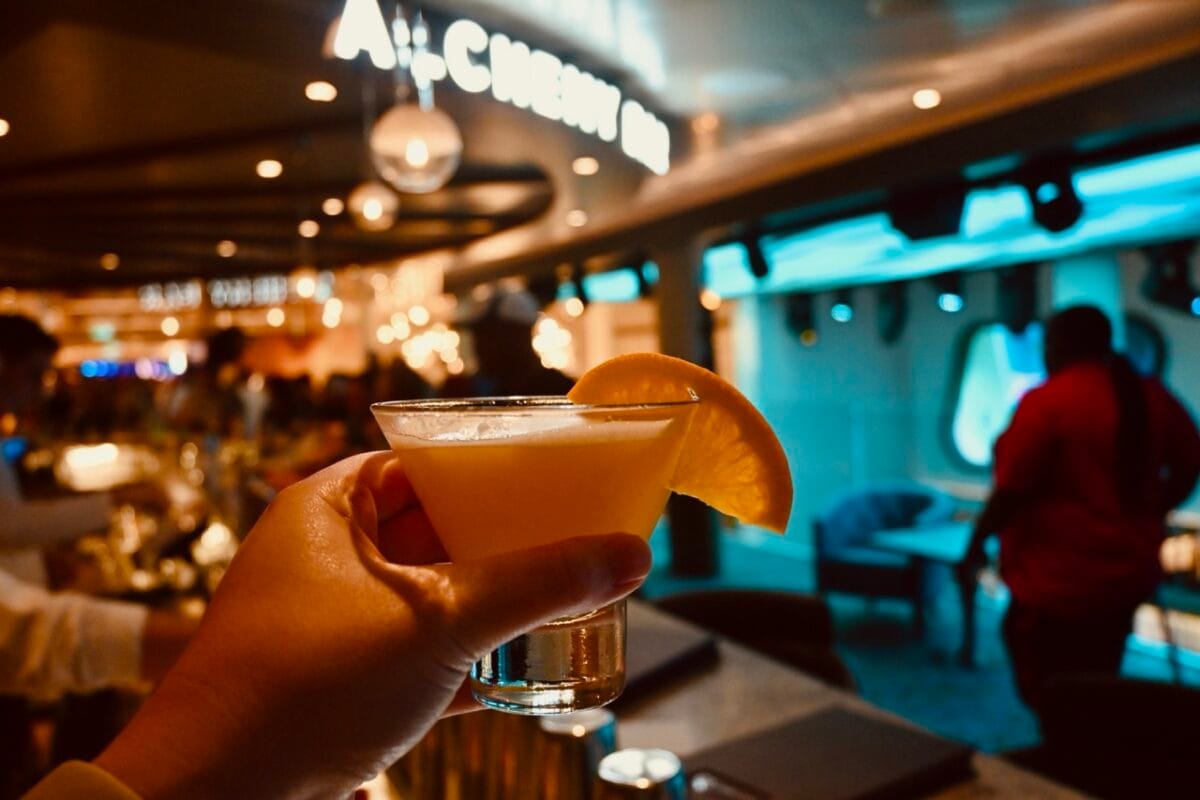 Alchemy Bar on a Carnival cruise