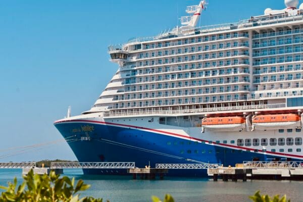 Carnival Jubilee docked in Honduras