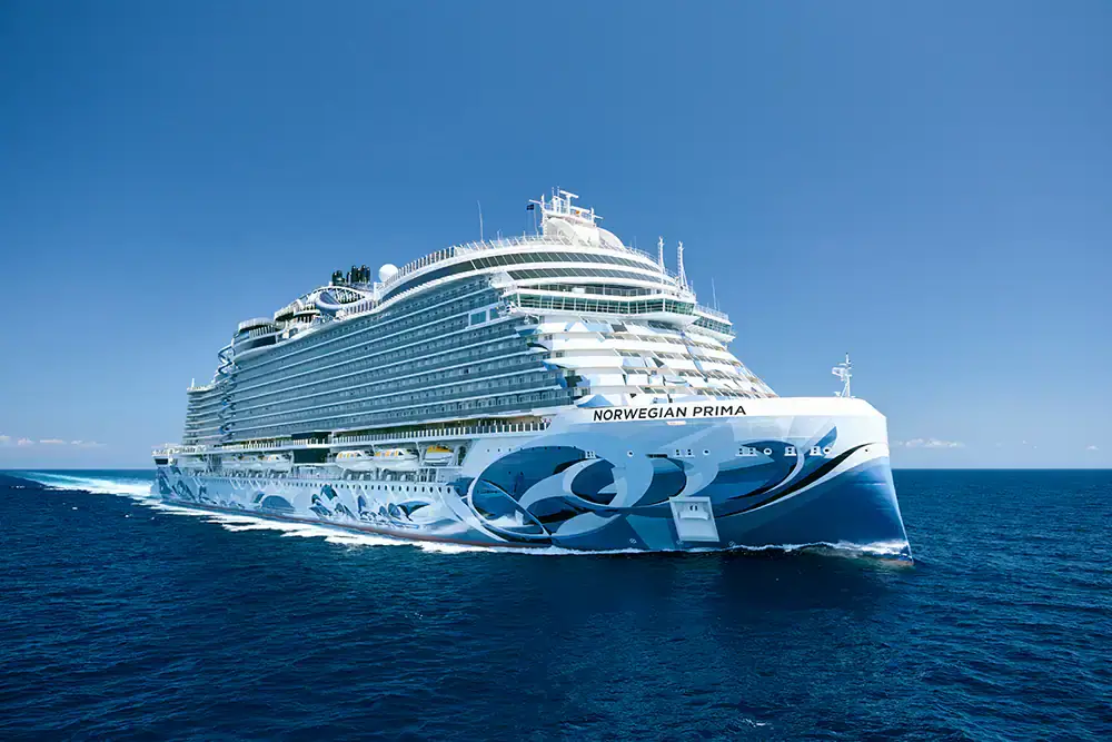 Norwegian Cruise Line Prima at Sea