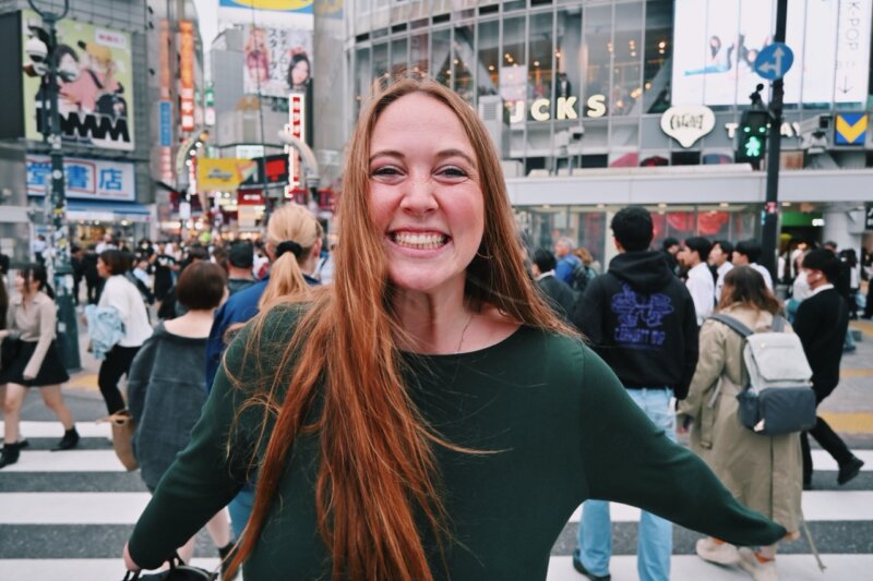 Allie Hubers in Tokyo Japan Outfit Guide