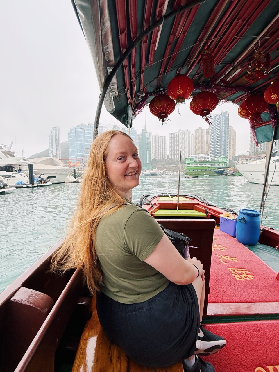 Angie Vognild Asia Cruise Outfit in Hong Kong