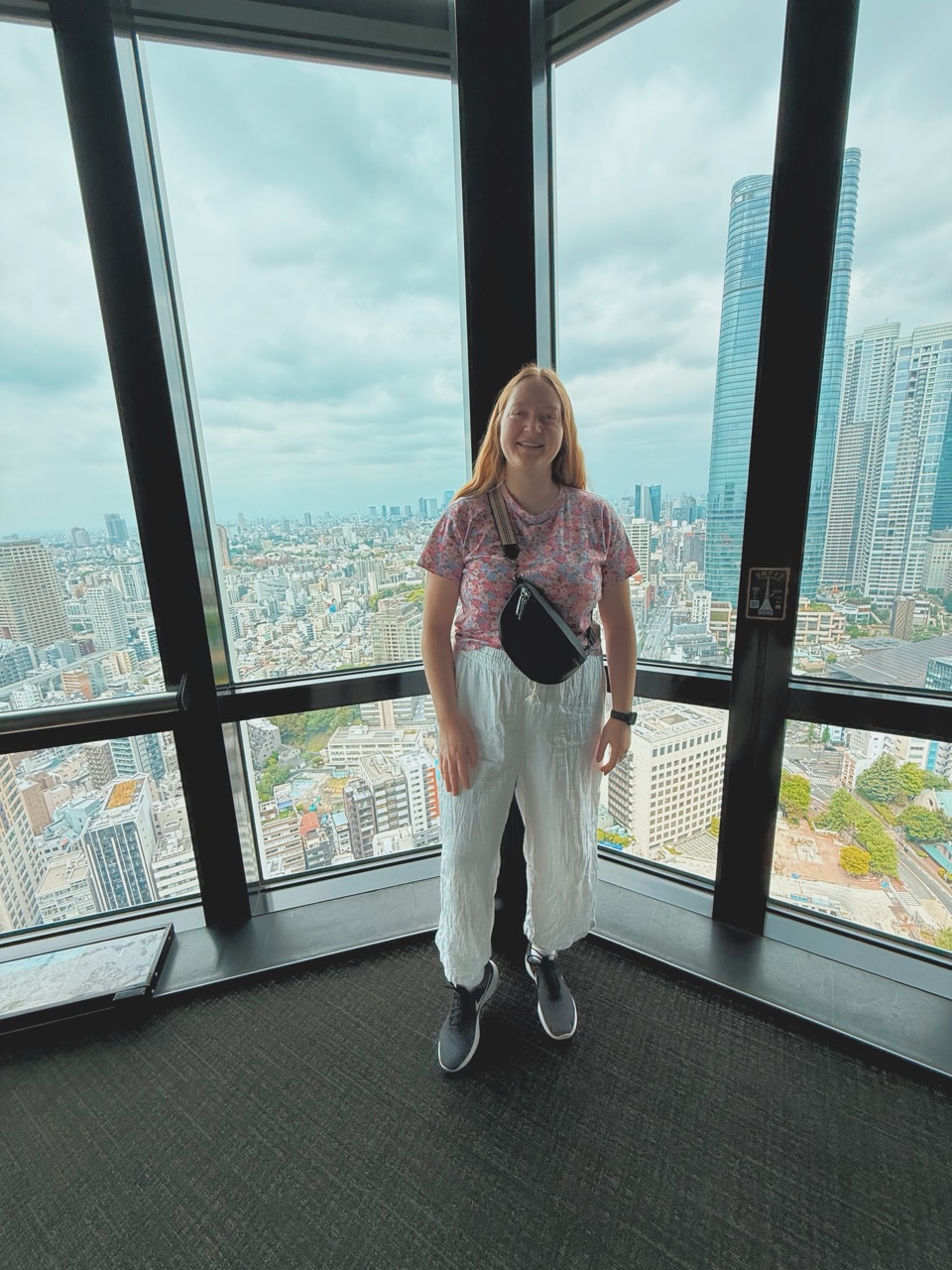 Angie Vognild in Tokyo, Japan wearing Asia Cruise Outfit