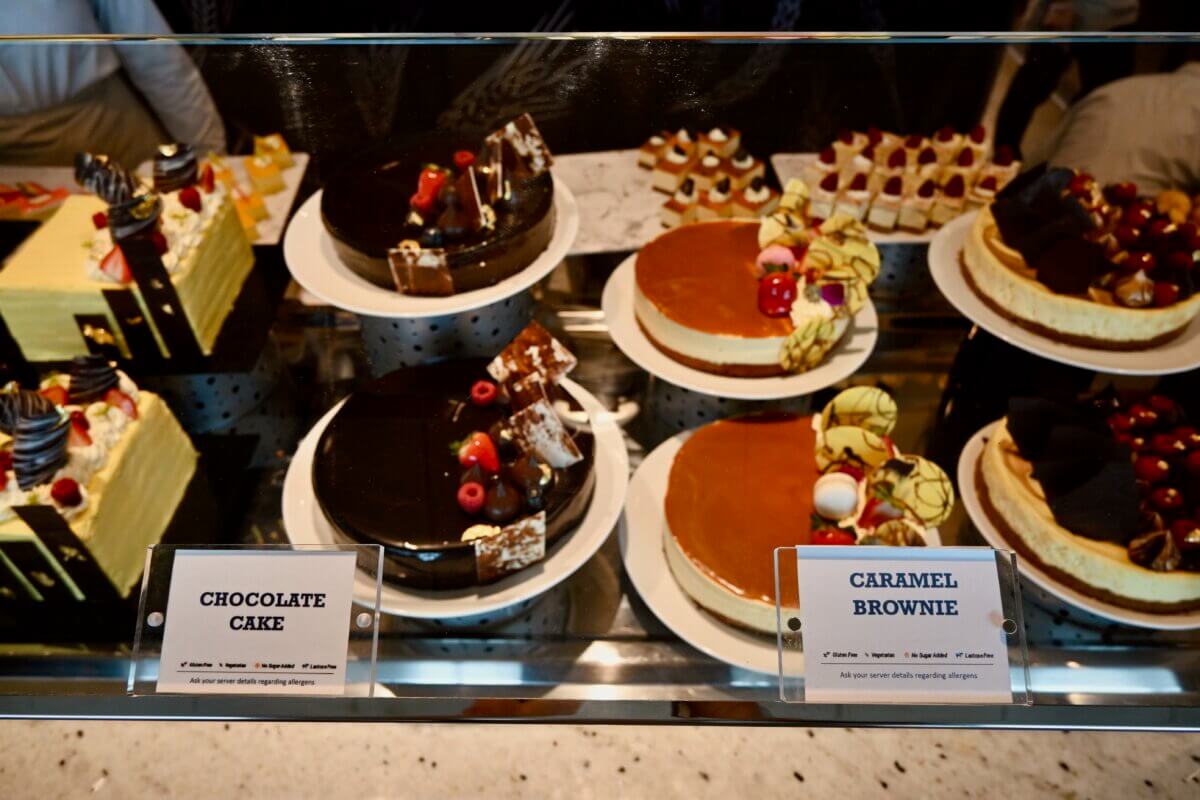 Oceanview Cafe buffet desserts on Celebrity Ascent
