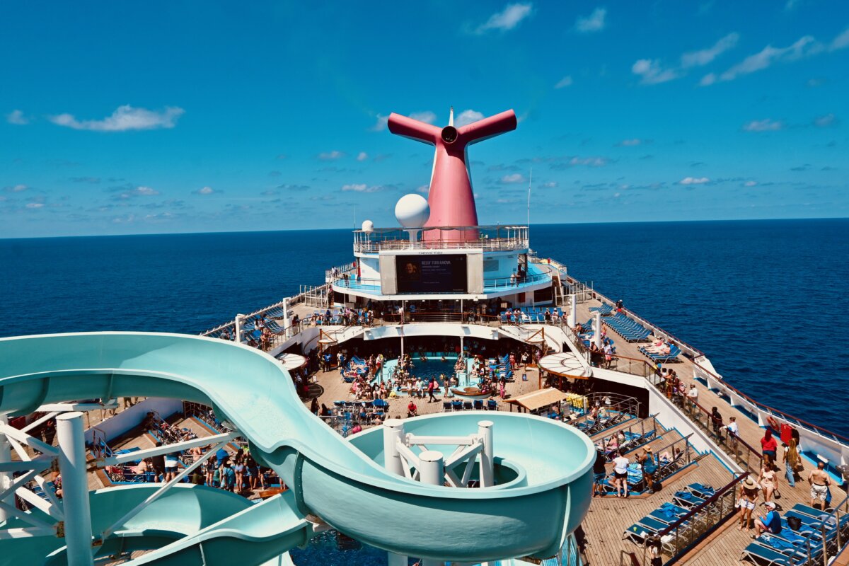 Carnival Valor top deck