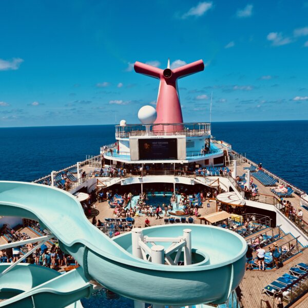 Carnival Valor top deck