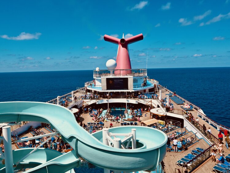 Carnival Valor top deck