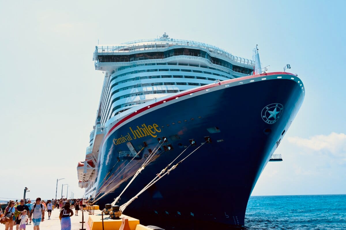 Carnival Jubilee docked in Costa Maya
