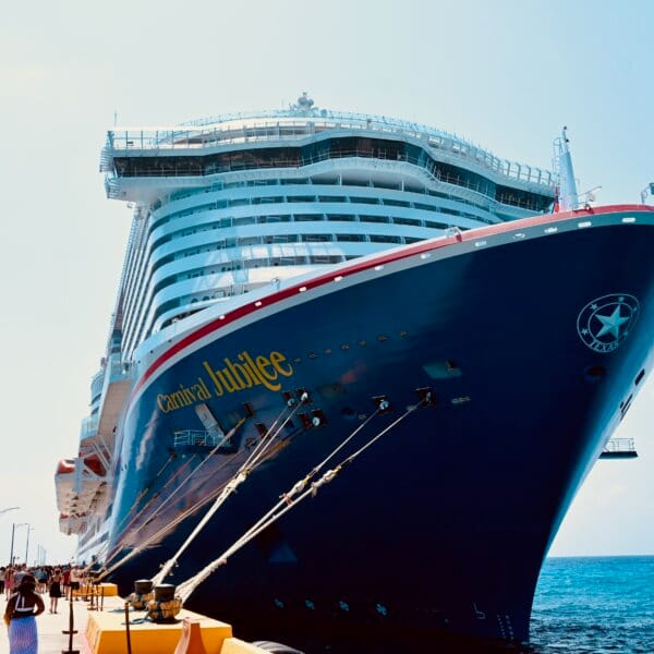 Carnival Jubilee docked in Costa Maya