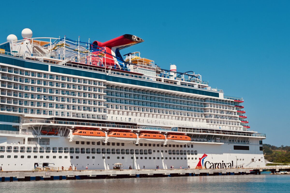 Carnival Jubilee docked in Honduras