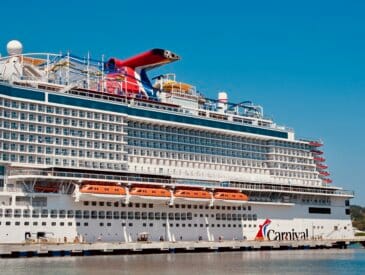 Carnival Jubilee docked in Honduras
