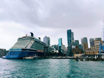 Celebrity Solstice docked in Sydney, Australia