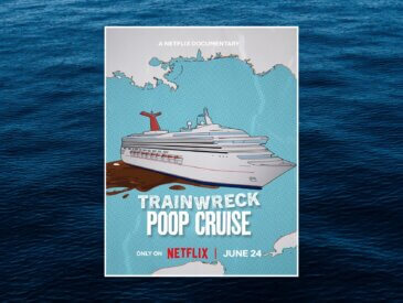 Netflix's "Trainwreck poop cruise" documentary cover