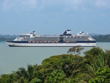 Celebrity Infinity cruise ship at sea