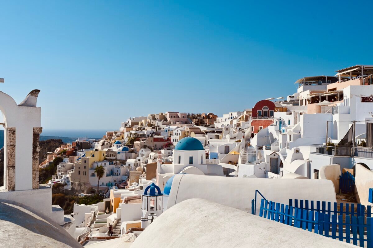 Village of Oia in Santorini, Greece