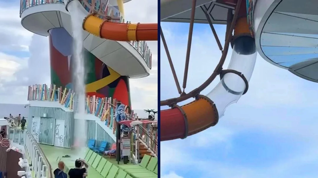 Icon of the Seas waterslide breaks