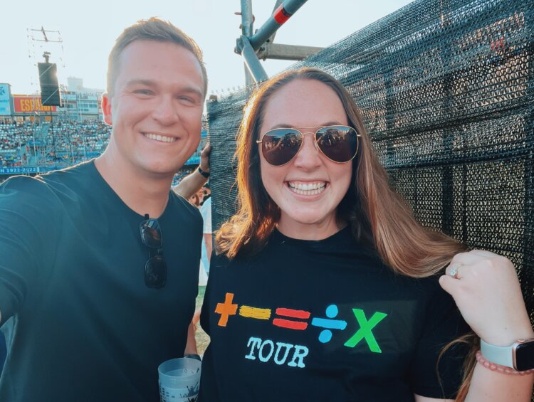 Ed Sheeran concert in Tenerife, Canary Islands