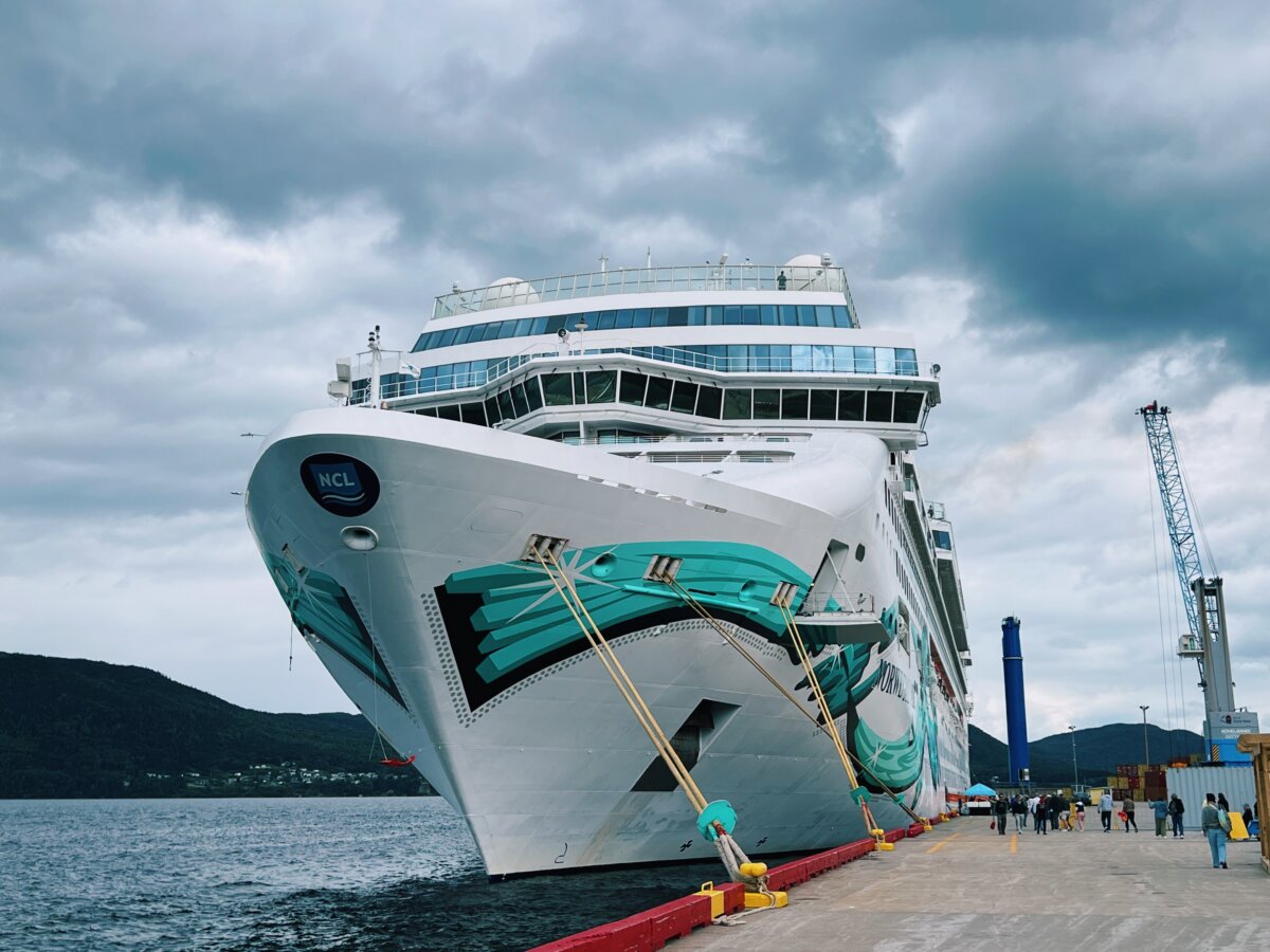NCL Jade docked in Canada