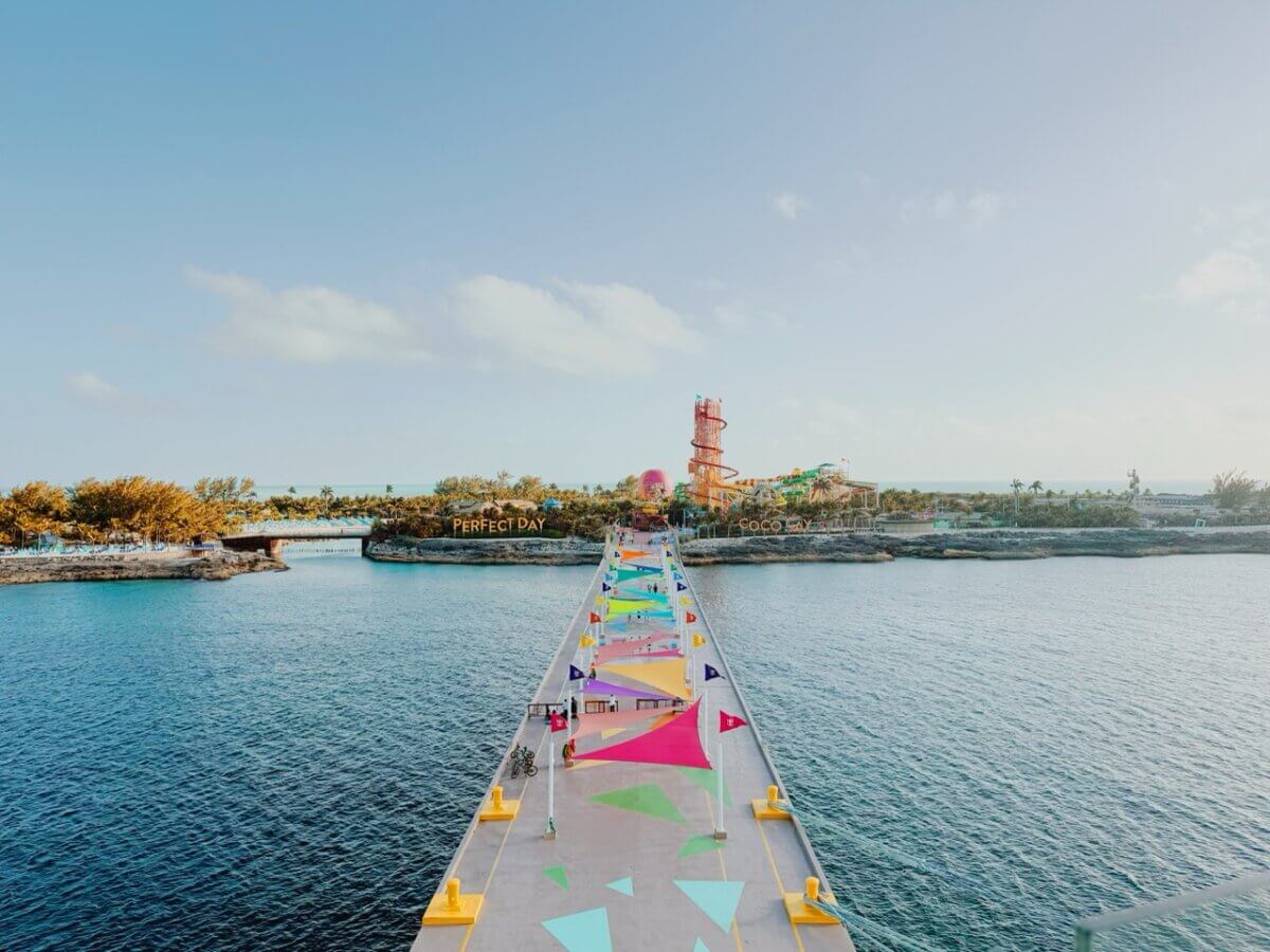Entrance to Perfect Day at CocoCay, Royal Caribbean's private island