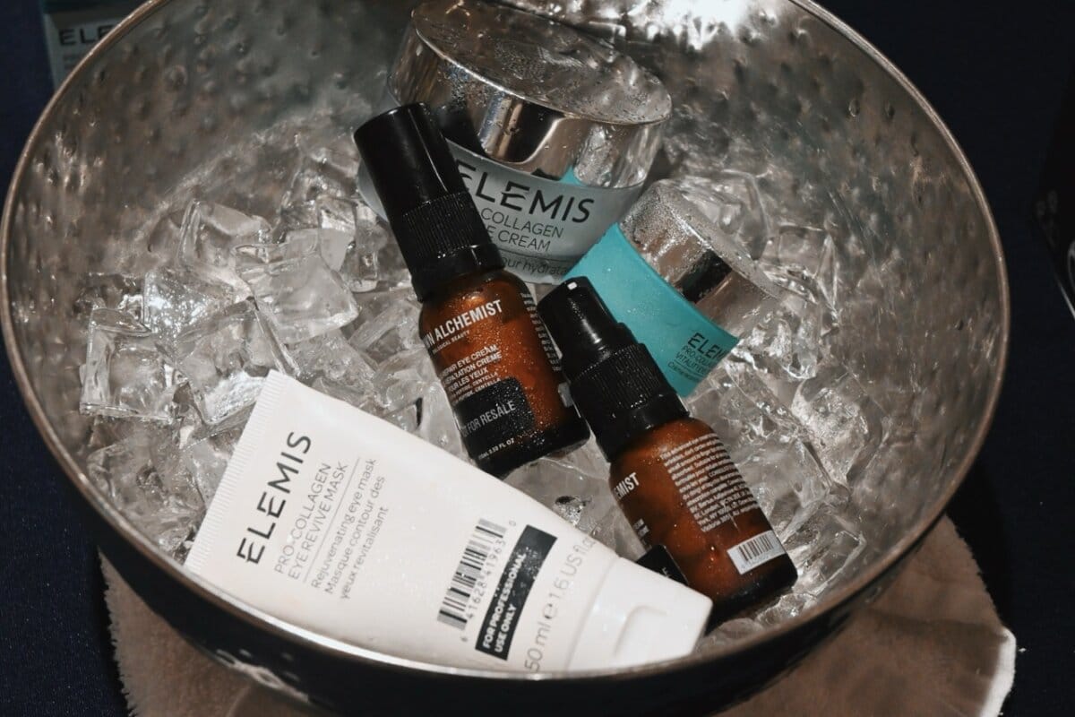 Elemis products at the Vitality Spa