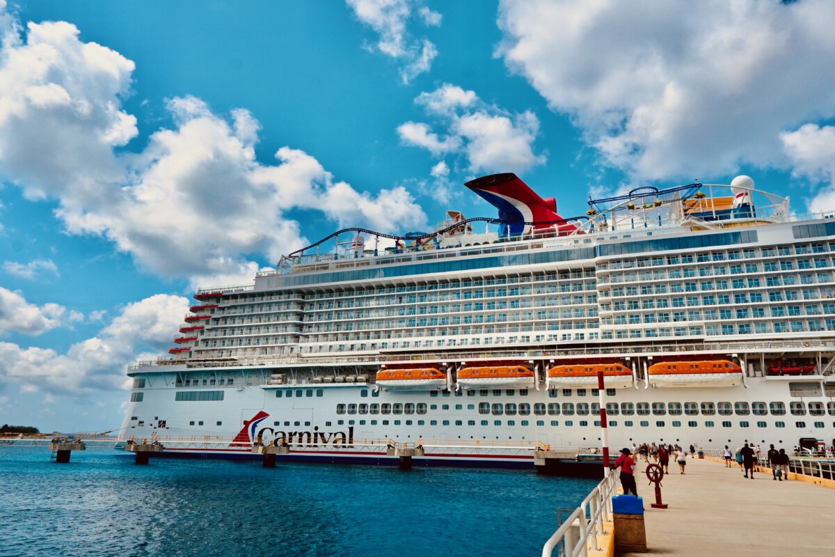 Carnival Jubilee docked in Cozumel, Mexico