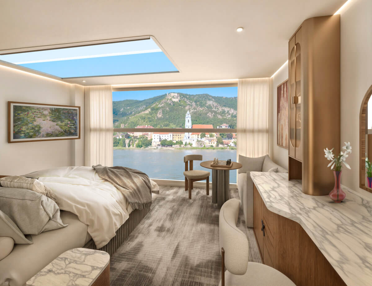 celebrity river cruise ship cabin with infinite veranda