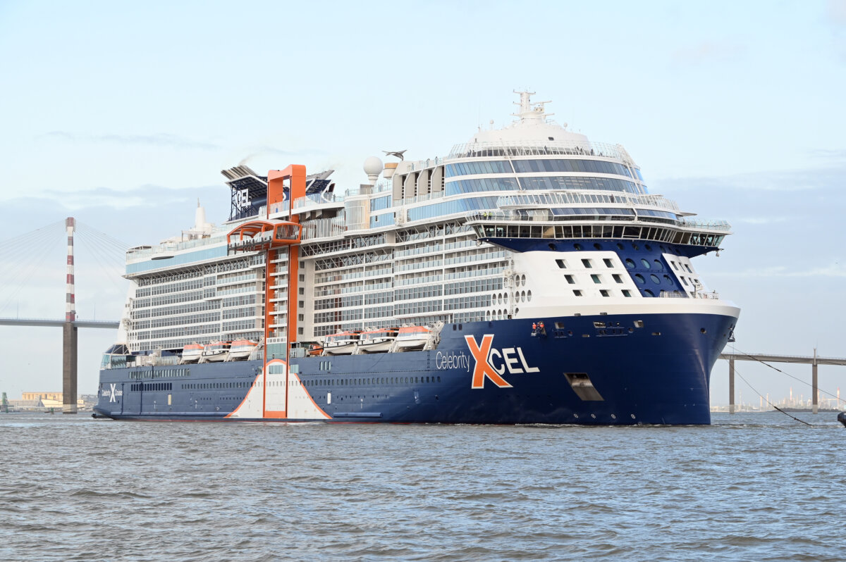 Celebrity Xcel during her sea trials in September 2025
