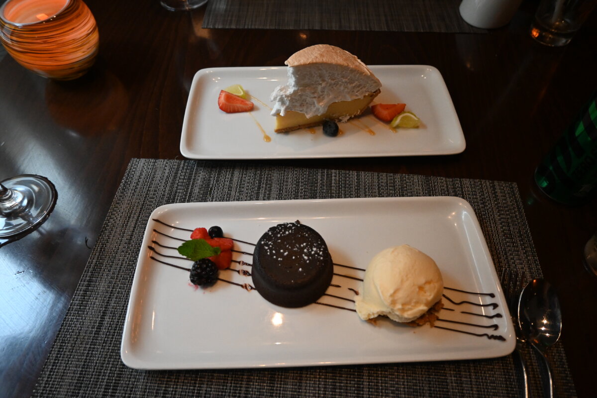 Desserts at Chops Grille