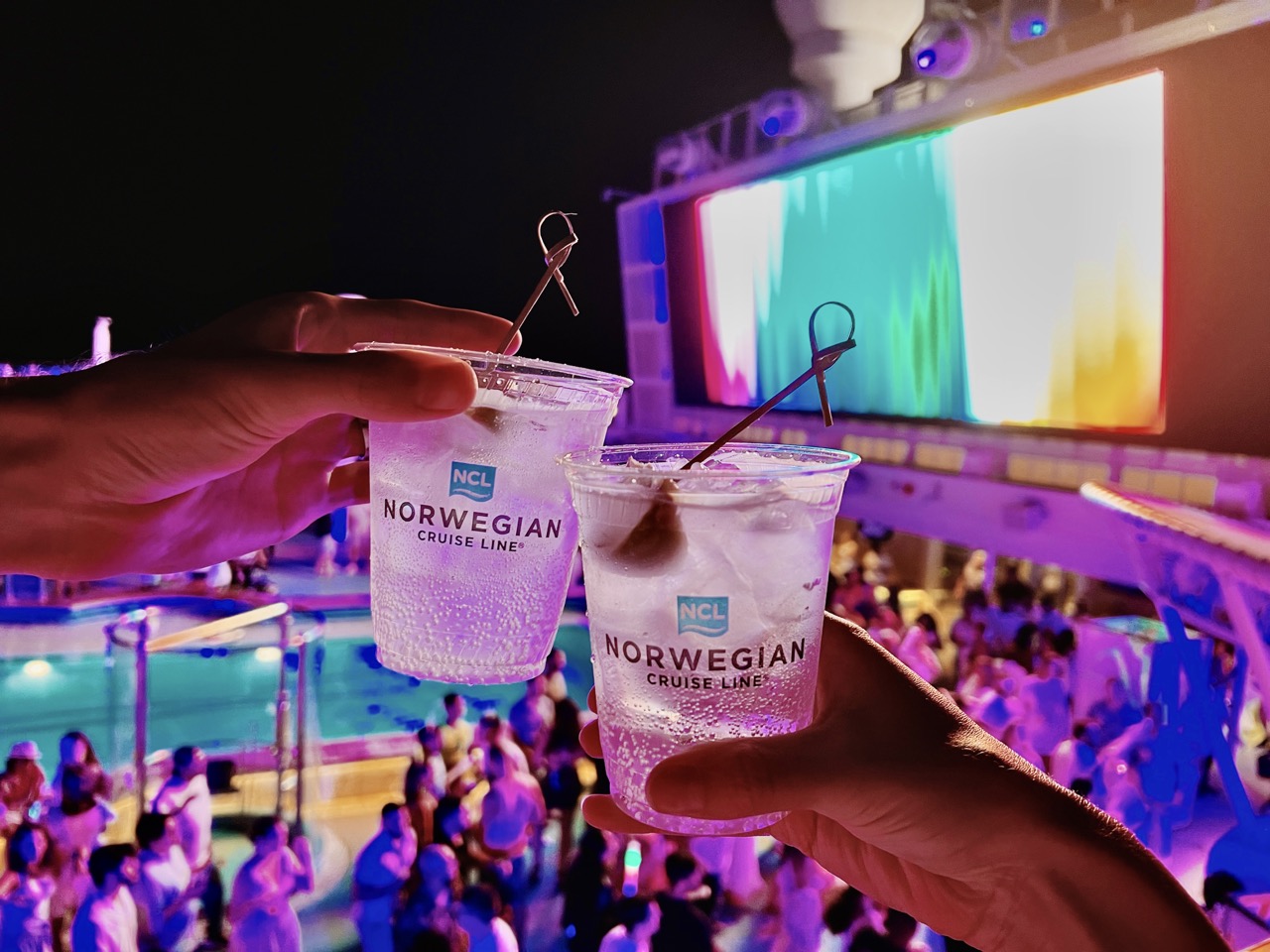 Norwegian Cruise Line Drinks - Cheers!