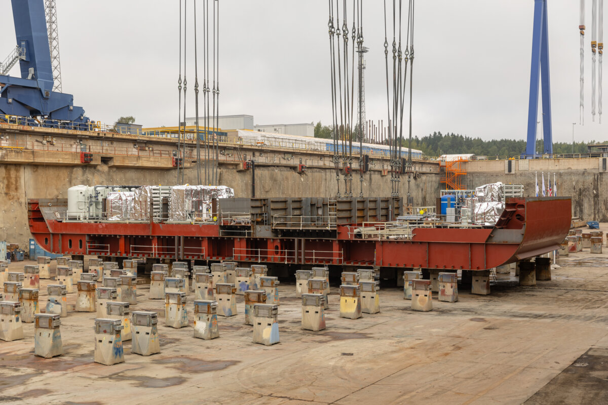 Royal construction on fourth Icon class ship